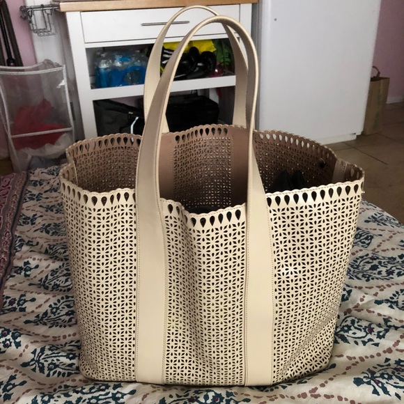 Alaia Handbags - Authentic Alaia leather tote bag